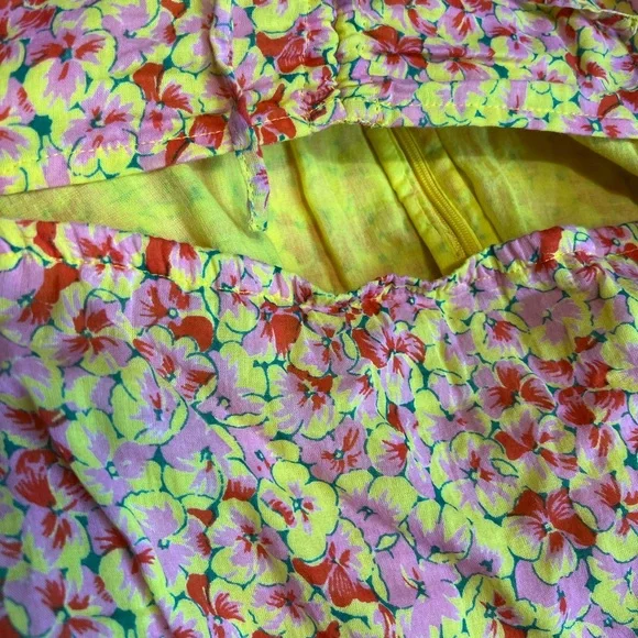 Banjanan Floral Cut Out Long Dress Size Small - Picture 8 of 8